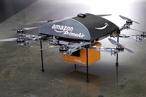 illustration Les drones d’Amazon un jour dans le ciel de la capitale ?